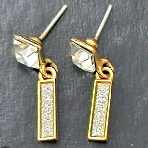 $2 Add-on, Elegant Gold Tone Earrings